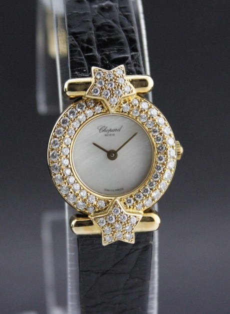 (image for) CHOPARD LADY 18K GOLD DIAMOND WATCH / MOP